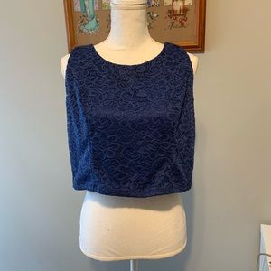 Maurices lace crop top
